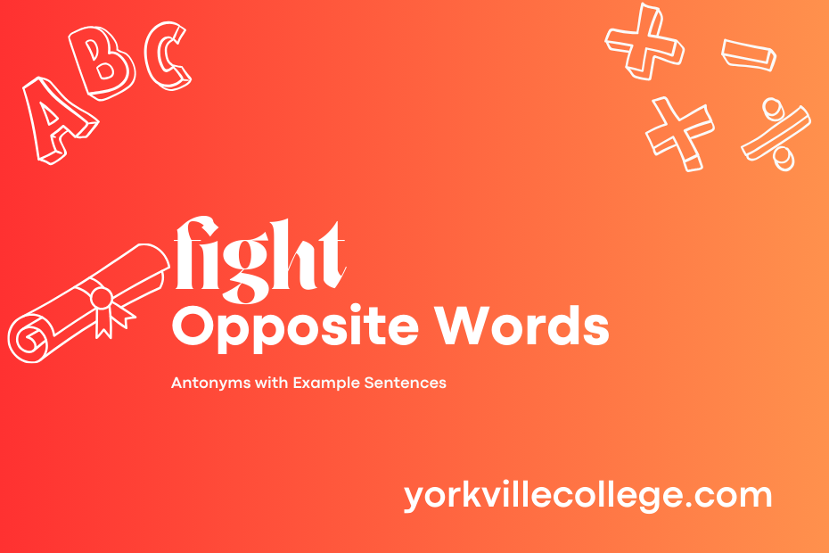 Opposite of Fight