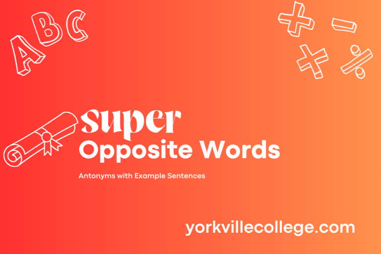 Opposite of Super