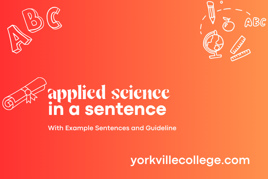 applied science in a sentence