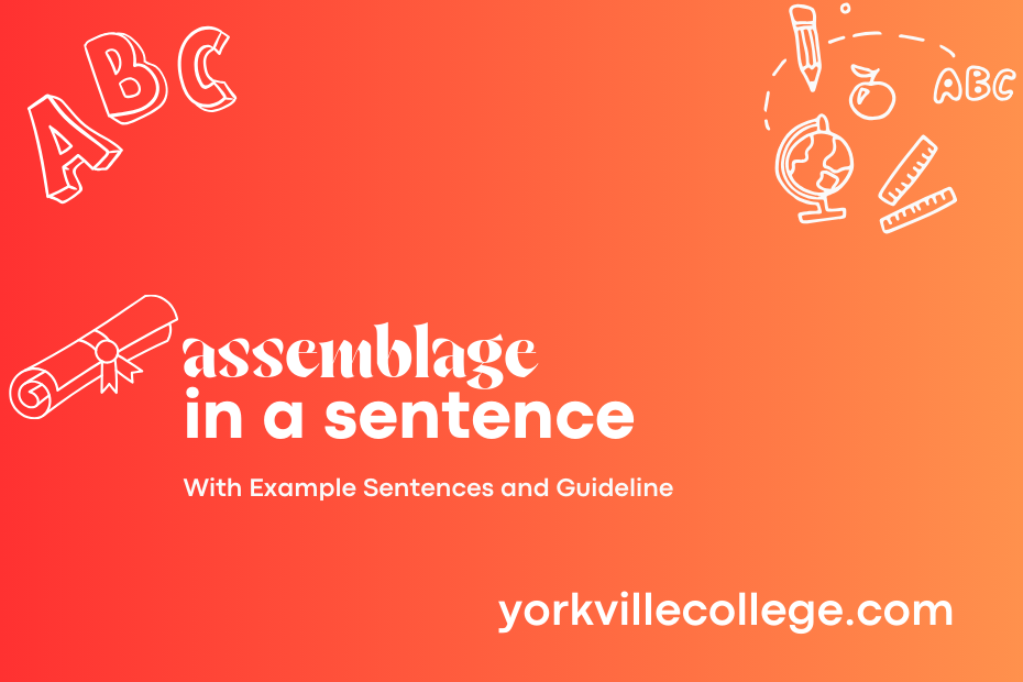 assemblage in a sentence