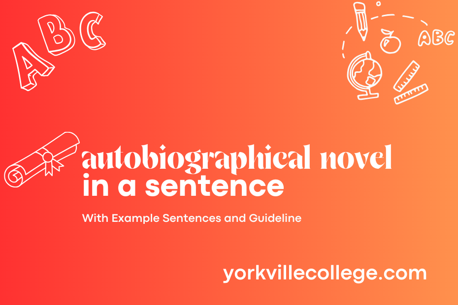 How To Use Autobiographical Novel In a Sentence? Easy Examples