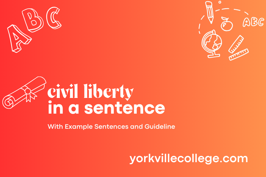 civil liberty in a sentence