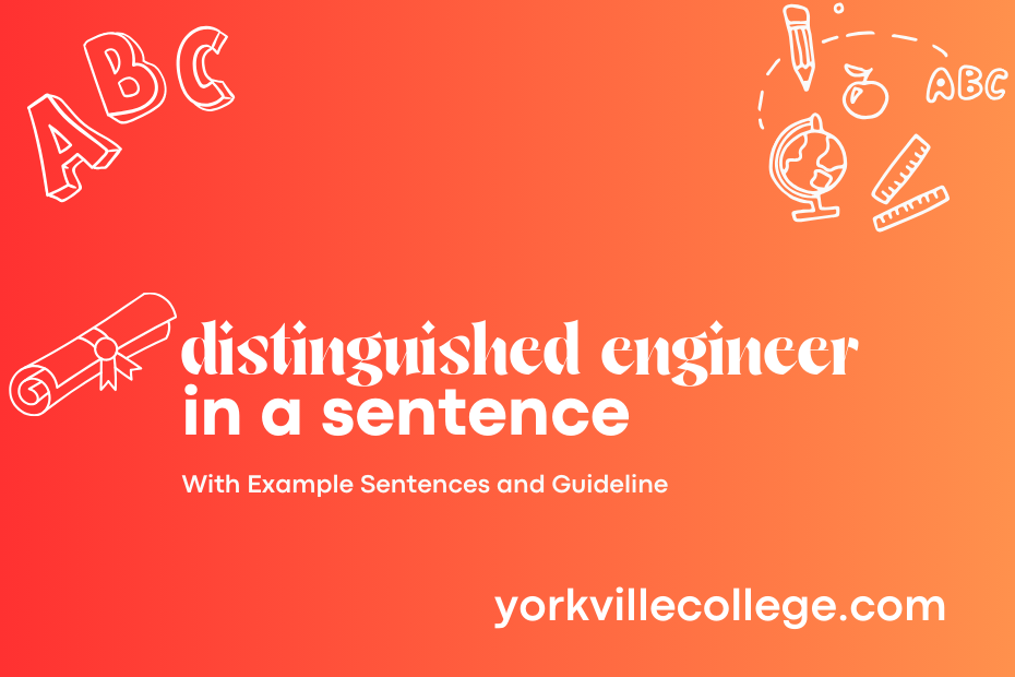 distinguished engineer in a sentence