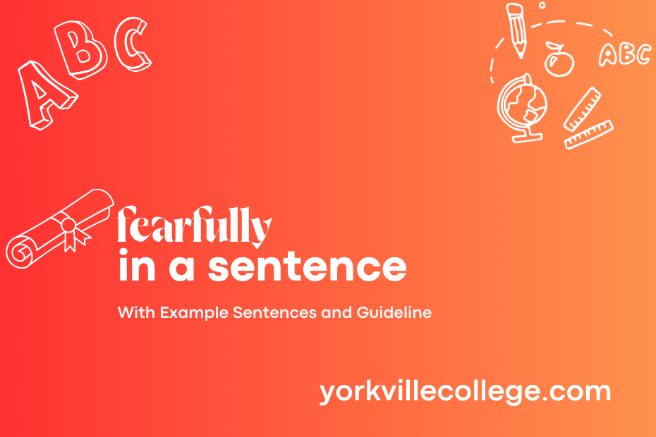fearfully in a sentence
