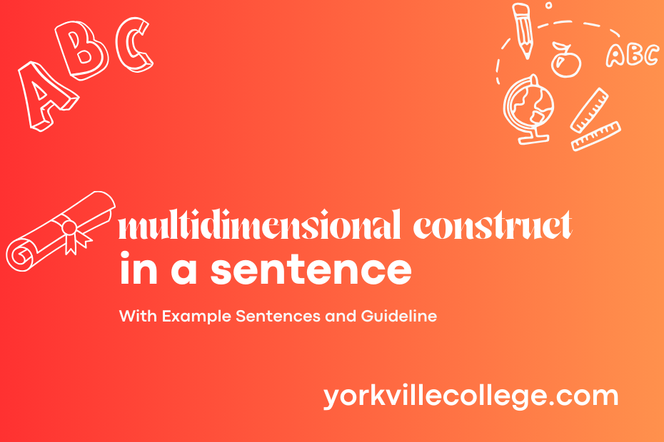 multidimensional construct in a sentence