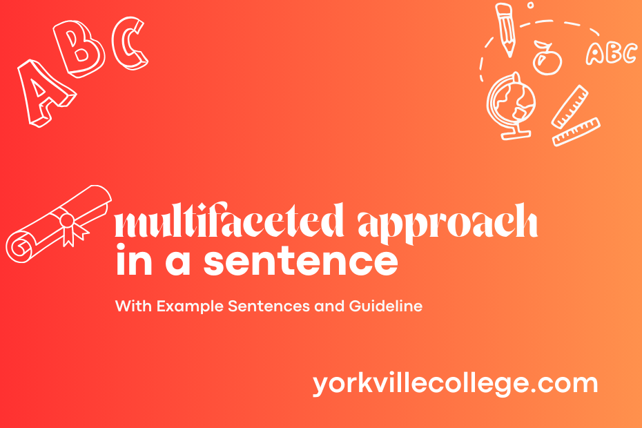 multifaceted approach in a sentence