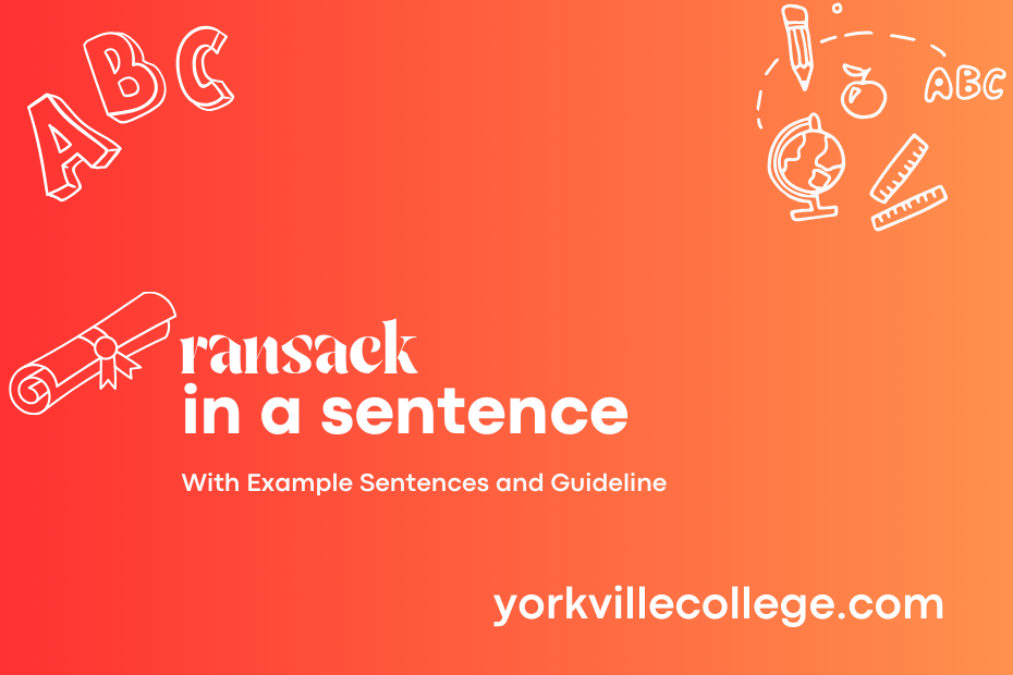 ransack in a sentence